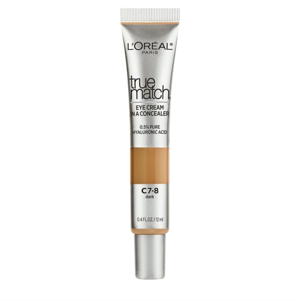 L’Oréal Paris True Match Eye Cream in a Concealer, C7-8 Dark